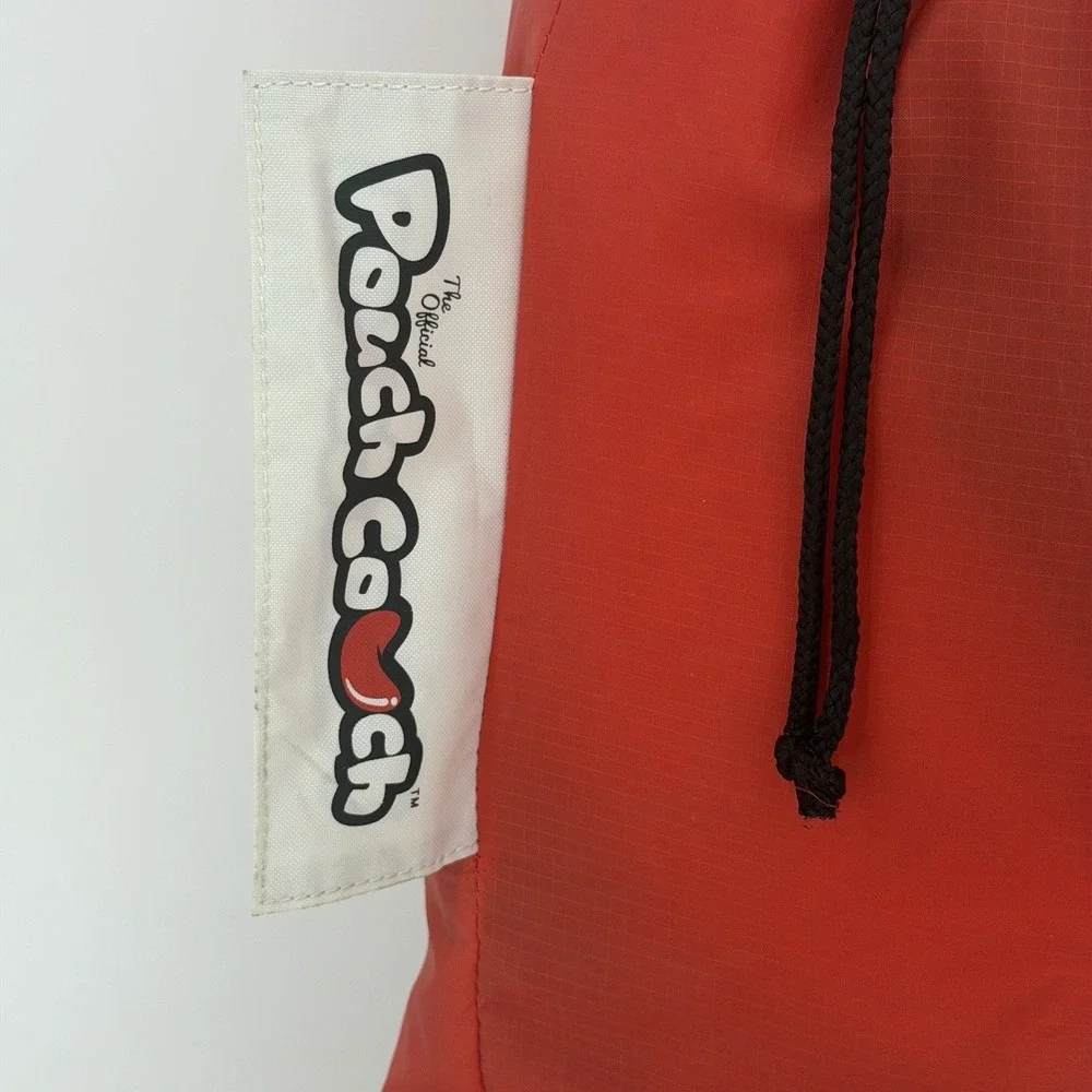 Pouchcouch Light Carry Pouch/Inflatable Couch Beach Tailgate Lounger Red